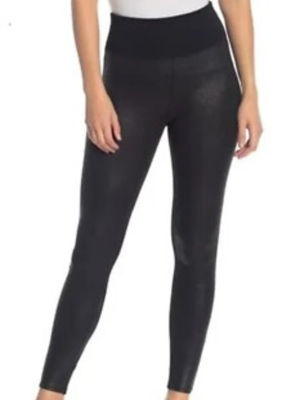 RED HOT by SPANX Faux Leather Front Leggings